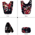 WITERY Women's Sling Crossbody Bags Large Shoulder Shopping Hobo Bag Handbag Top Zip Bags Handmade Messenger Bag Wallet...
