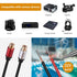 2Packs Speaker Wire RCA Audio Both Female Plug Jack Connector Adapter to Bare Wire Open End Pigtail Audio Video Lotus Plug Repair Cable for Amplif...