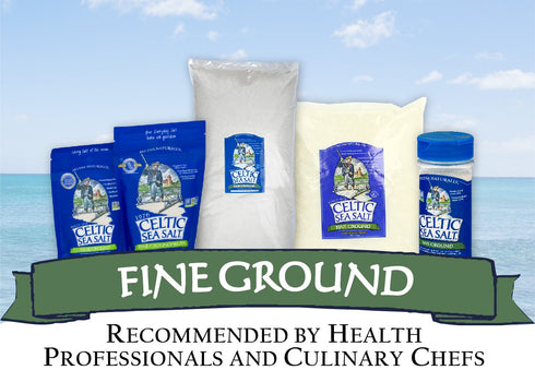 Celtic Sea Salt, Fine Ground Resealable Bag, 8 oz...