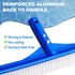 Pool Brush - 17" Pool Brush Head for Cleaning Pool Walls, Curved Ends High-Efficiency Pool Scrub Brush, Premium Nylon Bristles Pool Brush Head...