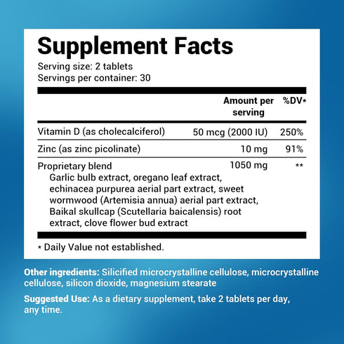 Dr. Berg Emergency Immune Support w/Echinacea - Potent Blend of Herbal Extracts (Warning: Strong Herbal Smells) - Immune Support Supplement includ...