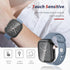 bersem [2 Pack Waterproof PC Case with Tempered Glass Screen Protector Compatible with Apple Watch Series 9 (2023) / 8/7 45mm, Full Protection, Wa...