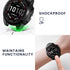 kwmobile Cover Compatible with Garmin Fenix 7S / Fenix 7S Solar - Cover Silicone Case for Fitness Tracker - Black/Silver...