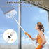 SetSail Window Squeegee, 2-in-1 Small Squeegee for Window Cleaning All-Purpose Compact Size Window Cleaner Tool with 42 Inch Extension Pole Profes...