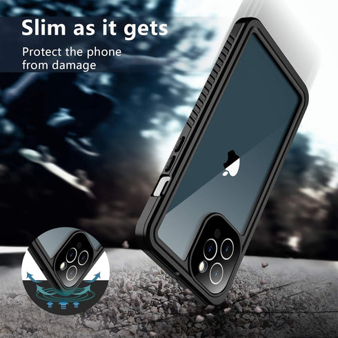 SPIDERCASE Designed for iPhone 12 Pro Max Case, Waterproof Built-in Screen Protector, Shockproof Full Body Cover Rugged Case for iPhone 12 Pro Max...