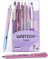 WRITECH Gel Pens Journaling Highlighters: Journal Set Aesthetic Assorted Pastel Color Ink 0.5mm Fine Point Retractable 0.7mm Black Pen Smooth Writ...