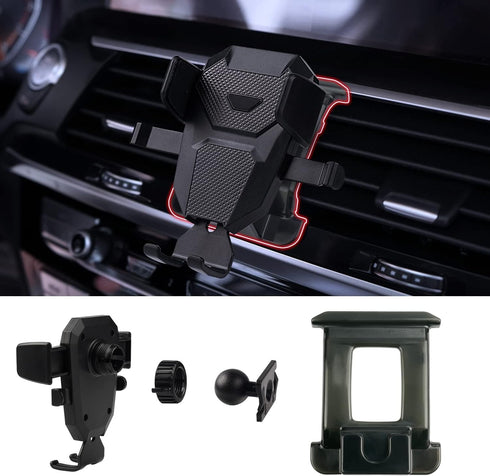 Karltys Car Phone Holder for BMW X3 2018-2021 (NOT for 22-23 X3) /X4 2019-2021 Accessories Cell Phone Holder Air Vent Mount for 4-7 Inch Phones Ha...