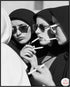 Posterizer 1 pcs-black-and-white photograph captures an unconventional nuns smoking 1-Photography Art-Comedy Art-Living Room Bedroom Decor- unfram...