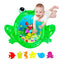 Frog Baby Water mat, Tummy time Baby Toys, Inflatable Play Mat Water Cushion Baby Toys, Fun Early Development Activity Play Center for Newborn (93...