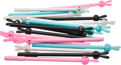 Maydahui 36PCS Cute Rabbit Rollerball Pen Cute Cartoon Animal Pens Black Gel Ink Pens for Office School Home...