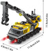 6 in 1 Children Crane Toy Building Blocks Toys for 4+ Years Boys Kids Gift Idea Toy Construction Truck Toys 142Pcs-Compatible with Other Building ...
