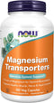 NOW Supplements, Magnesium Transporters with 5 Forms of Magnesium for Optimal Bioavailability, 180 Veg Capsules...