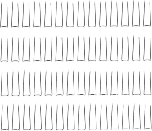 TEHAUX 50pcs U-Shaped Pins Fork Pins Double Blocking Pins Straight Quilting Needle Stainless Steel Pins for Crafts DIY Sewing Knitting Cloths Fabr...