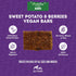 PlantWise Sweet Potato & Berries Vegan Bars Dog Treats - Plant Based Dog Snacks - 5oz/1 Pack...