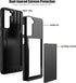 Nvollnoe for Samsung S21 Case with Card Holder 5G 6.2 inch Dual Layer Heavy Duty Protective Galaxy S21 Case Hidden Card Slot Slim Wallet Case for ...