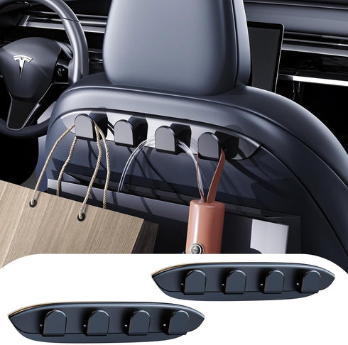 2PCS Car Purse Hook for Tesla Model 3/Y, Car Headrest Hooks for Purses and Bags, Purse Holders Car Seat Hooks for tesla accessories model y 2024...