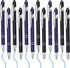 12 Pcs Blue Ink Ballpoint Pen with Stylus Tip, 1.0 mm Metal Pen Stylus Pen for Touch Screens, 2 in 1 Thank You Pen Gift for Friends, Colleagues, C...