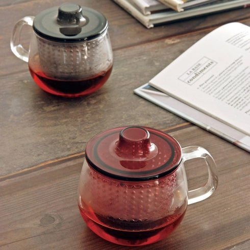 KINTO 22914 UNITEA Unimag, 11.8 fl oz (350 ml), Wine Red, Heat Resistant Glass...