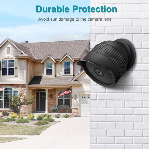 Fintie Silicone Skins Cover Compatible with Nest Cam Outdoor Or Indoor (Battery) 2021, Weather Protective Camouflaged Case for Nest Cam Battery Ca...