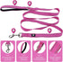 NESTROAD Reflective Dog Collar and Leash Set,Soft Neoprene Pet Collar with Quick Release Buckle,Adjustable Nylon Dog Collars for Small Medium Larg...