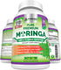 FRESH HEALTHCARE Moringa Oleifera 180 Capsules – 100% Pure Leaf Powder - 3 Month Supply - Non GMO and Gluten Free - Complete Green Superfood Suppl...