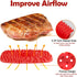 Upgrade Reusable Air Fryer Liners with Raised Silicone | Patented Product | BPA Free Non-Stick Silicone Air Fryer Mats | Air Fryer Silicone Tray A...