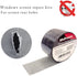 Windows Screen Repair kit Tapes, Black 2 inches X 80 inches Patches Tool, Adhesive Waterproof Fiberglass Mesh Patch Covering Fix Wire mesh Door Te...