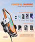 Wireless Car Charger Mount Auto Clamping, 15W Fast Charging Car Phone Holder Charger for Dash Windshield Vent Compatible with iPhone 15 14 13 12 P...