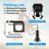 HONGDAK Waterproof Housing Case for GoPro Hero 4/3/3+, 60M/196FT Underwater Protective Dive Housing Shell with Bracket Mount Accessories for GoPro...