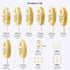Ecoofor Gold Necklace Chains for Jewelry Making, 62.3 Feet 8 Rolls Jewelry Chains for DIY Necklace Bracelet Jewelry Making with Jump Rings/Lobster...