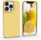 IceSword iPhone 13 Pro Max Case Yellow (2021), Liquid Silicone Slim Protective Phone Case, Soft Anti-Scratch Microfiber Lining, Matte Bright Lemon...