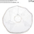MECCANIXITY Electric Fan Dust Cover 16 Inch Lace Decor Washable Dustproof Guard Mesh Net for Protection, White Pack of 3...