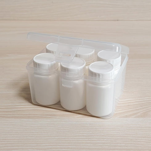 Empty Plastic Pill Bottle Organizer Medicine Bottle Vitamin Bottle Chemical Containers with Caps (40ml)...