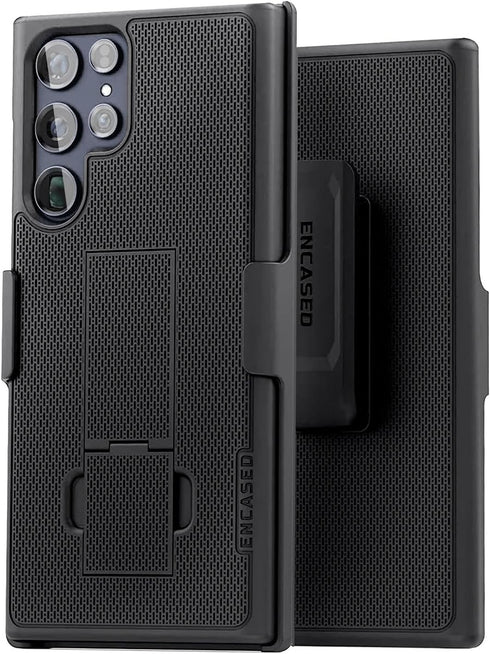 DuraClip Designed for Samsung Galaxy S22 Ultra Belt Clip Case, Slim Phone Case with Holster (S22 Ultra)...