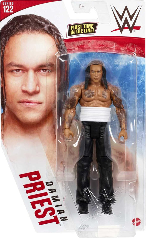 WWE MATTEL Damien Priest Action Figure Series 122 Action Figure Posable 6 in Collectible for Ages 6 Years Old and Up...