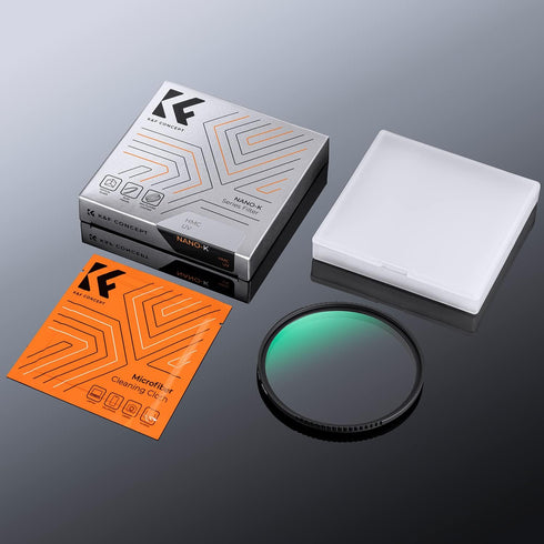 K&F Concept 77mm MCUV Lens Protection Filter 18 Multi-Coated Camera Lens UV Filter Ultra Slim with Cleaning Cloth (K-Series)...