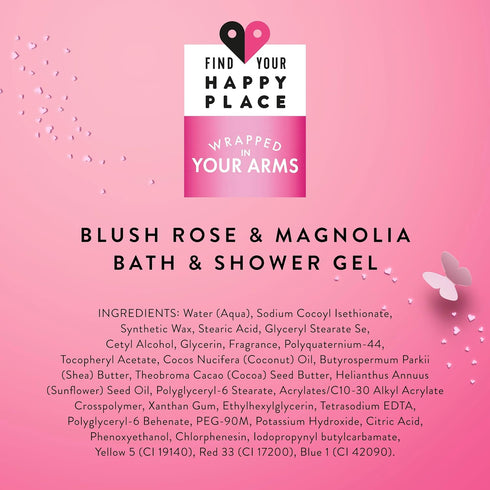 Wrapped In Your Arms Bath And Shower Gel, Blush Rose and Magnolia, 12 fl oz...