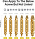 Damaged Screw Extractor Set- 6 psc HSS 6542 Stripped Screw Removal Tool, Stripped Screws Nuts & Bolts Drill Bit Tools for Easy Removal of Rusty & ...