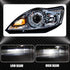 YUFANYA 2.5Inch Projector Shrouds Silver Mask for 2.5 inch Projector Lens Car Projector Lens Retrofit Accessories...