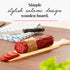 Tuuli Kitchen – Salami Wooden Cutting Board, Specially Designed Beechwood Charcuterie Boards, Cutting Board Coated with Oil, 37 x 5.5 cm...