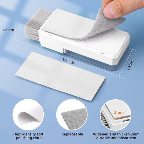 Keyboard Cleaner Laptop Cleaning Kit, 10 in 1 Keyboard Cleaning Electronics Cleaning Tool for MacBook iPad iPhone Cell Phone, Brush Kit for Tablet...