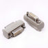 Arnorin DVI Coupler Female to Female Gender Changer Bulkhead Mount Adapter(Beige Nickel Plated) 2 Pack...