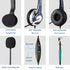 Callez Wired Telephone Headset Mono, Call Center RJ9 Phone Headset with Noise Canceling Mic Compatible with ShoreTel 480 Plantronics T10 Polycom Z...