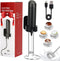Rechargeable Milk Frother Handheld, Electric Foam Maker with with Wireless Charging Base Frother Drink Mixer with Stands for Coffee, Lattes, Cappu...
