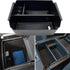 Compatible with Jeep Wrangler JK and JKU Accessories 2011-2018 Center Console Organizer Tray (Black)...