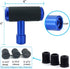 T Handle Shifter Car Knob, Joystick Style Alloy Cover with Leather Gear Stick Lever Shift Fit Most Automatic Manual Transmissions, Blue-Black...