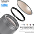 40.5mm Lens to 43mm Camera Lens Adapter,40.5mm to 43mm Filter Step-Down Ring Adapter Ring,Compatible with All 43mm UV,CPL,ND,Lens Hood,Threaded Le...