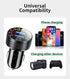 KEWIG Car Charger, 36W Fast Car Charger Adapter, Dual USB Car Charger Fast Charge with Colorful Voltmeter & ON/Off Switch......