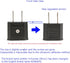 220 to 110 Travel Adapter (Korea to USA) Set of 2...