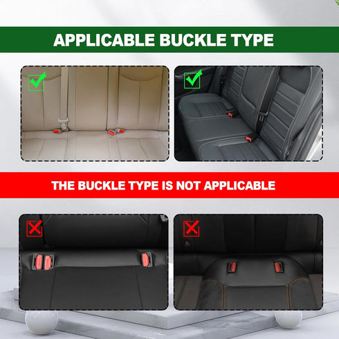 2Pcs Safety Belt Buckle Holder Booster, Easy Access to The Buckles of Rear Seats Car Accessories - Auto Safety Belt Guard Friendly to Kids, and Pa...